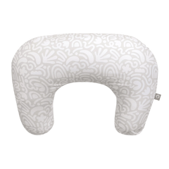 Cream Retro Squiggles